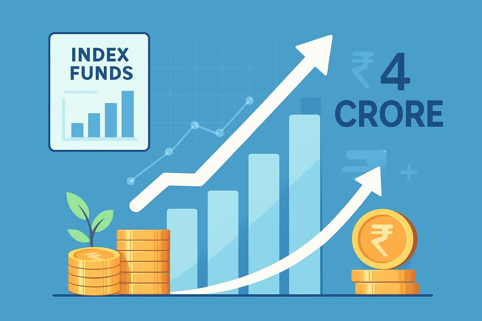 How I Built a ₹4 Crore Portfolio with Index Investing